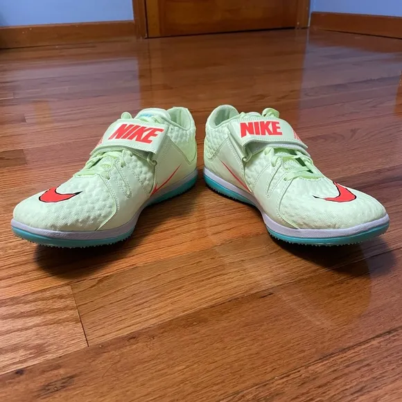 Size 10 Men - Nike High Jump Elite Track Field Volt Spikes Shoes 806561-700.