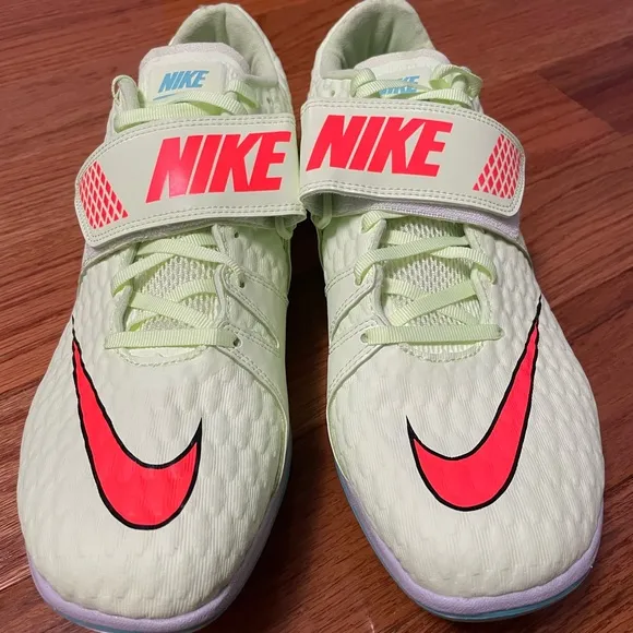 Size 10 Men - Nike High Jump Elite Track Field Volt Spikes Shoes 806561-700.