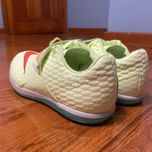Size 10 Men - Nike High Jump Elite Track Field Volt Spikes Shoes 806561-700.