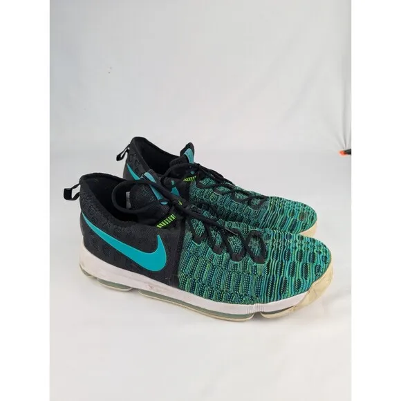 Size 18 Nike KD 9 Birds of Paradise 2016 Flyknit Basketball Shoes 843392-300
