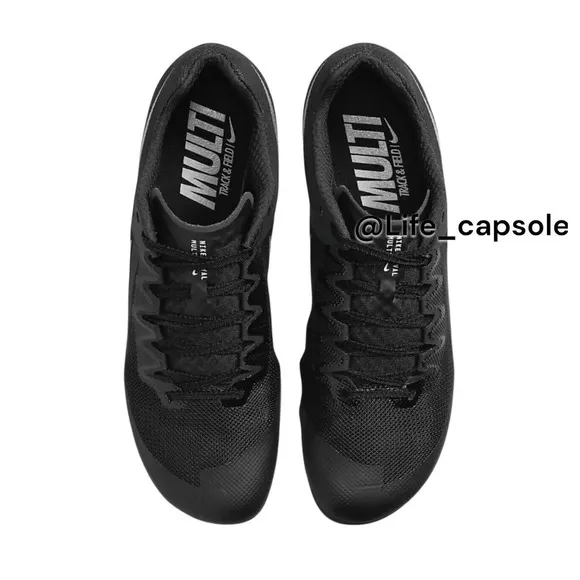 Size 7.5 Nike 5 Rival Track &amp; Field Running Spikes Black DC8749-001 Men's New