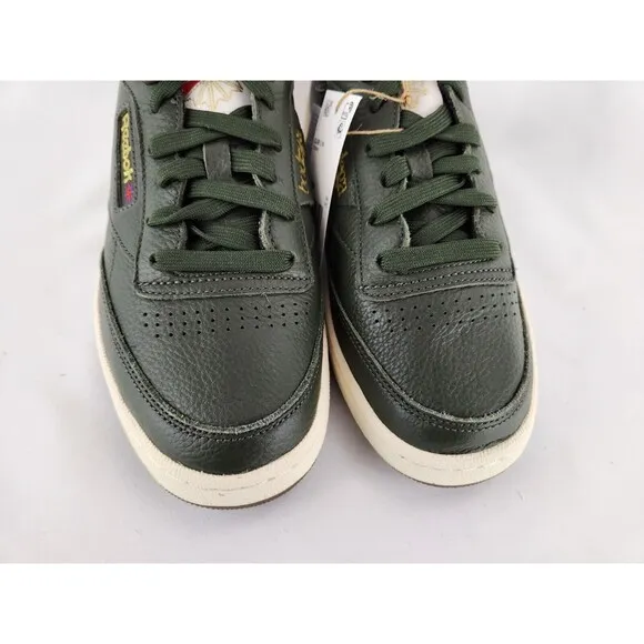 Size 8 Reebok Bodega x Club C 85 Range Green Tennis Court Leather Sneakers Shoes