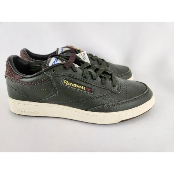 Size 8 Reebok Bodega x Club C 85 Range Green Tennis Court Leather Sneakers Shoes