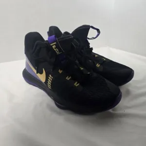 Size‎ 9.5 - Nike LeBron Witness 5 Fierce Purple Metallic Gold