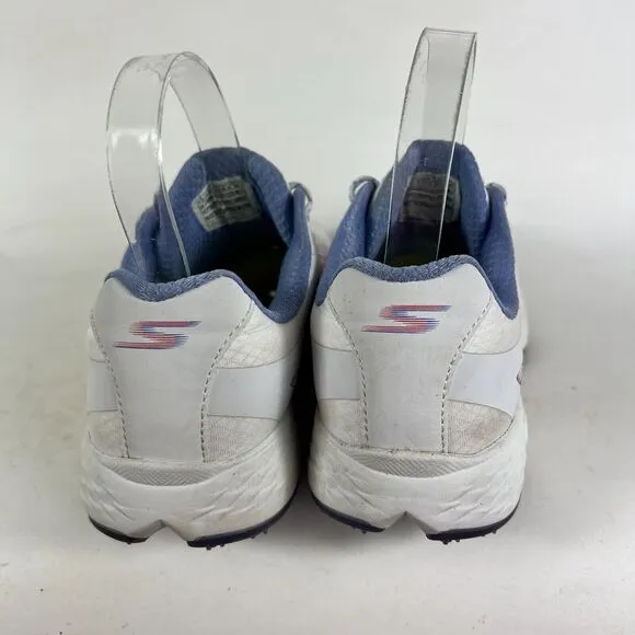 Skechers Performance Go Golf Eagle Womens 9.5 White Running Athletic Shoes 14868