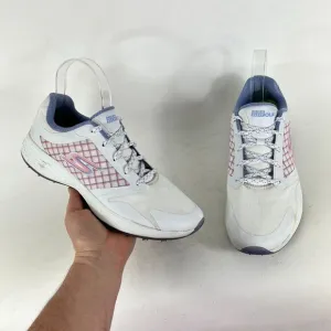 Skechers Performance Go Golf Eagle Womens 9.5 White Running Athletic Shoes 14868
