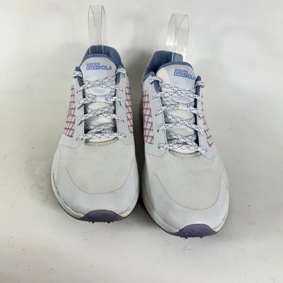 Skechers Performance Go Golf Eagle Womens 9.5 White Running Athletic Shoes 14868