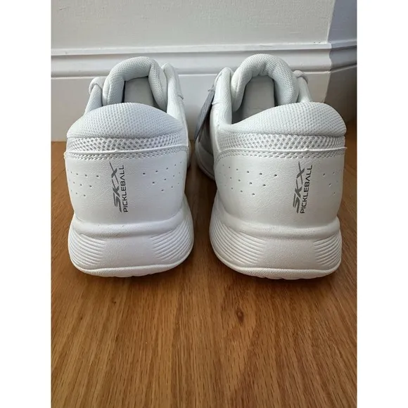 Sketchers, Viper Court Smash, White, Men's US 8.5