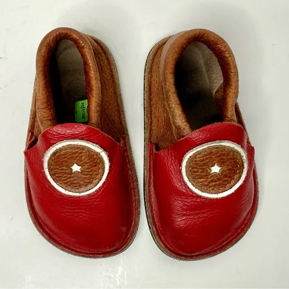 Softstar Montessori/Waldorf Genuine Suede Leather Sheepskin Moccasin Shoes