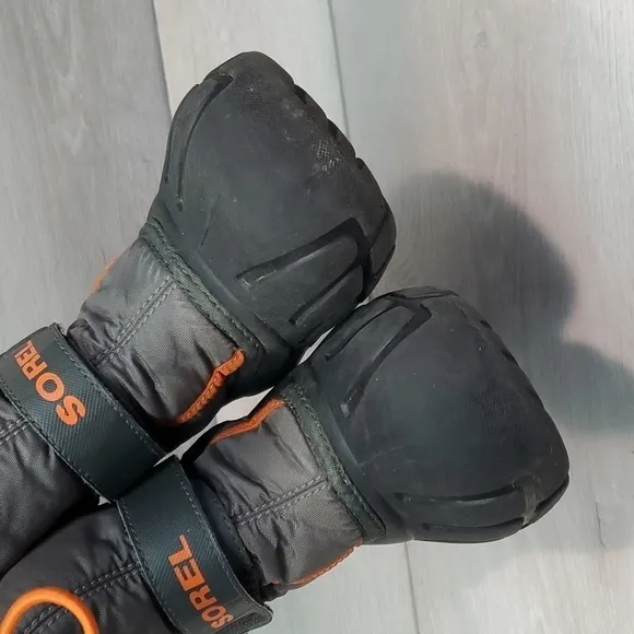 Sorel Kids Boys Outdoor Duck Rubber Waterproof Boots shoes sz 10