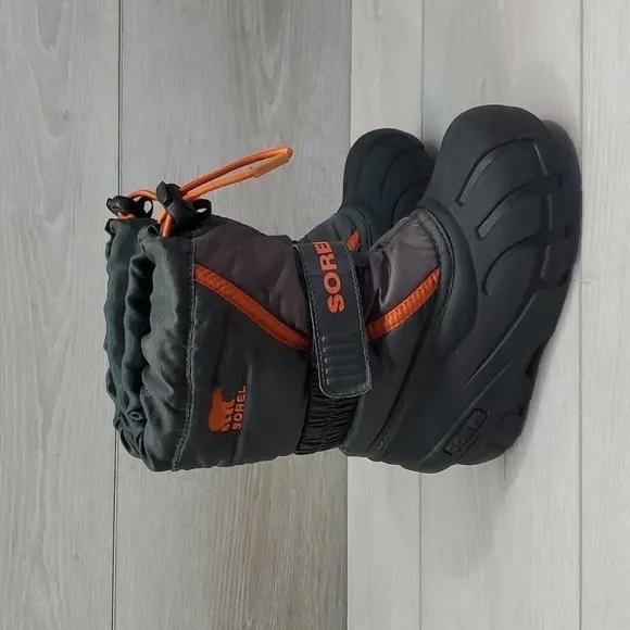 Sorel Kids Boys Outdoor Duck Rubber Waterproof Boots shoes sz 10