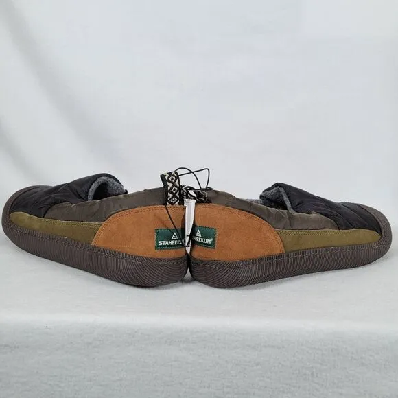 Staheekum Mens Puff Slip On Shoes Size 13 Black Round Toe Outdoor Comfort Boho