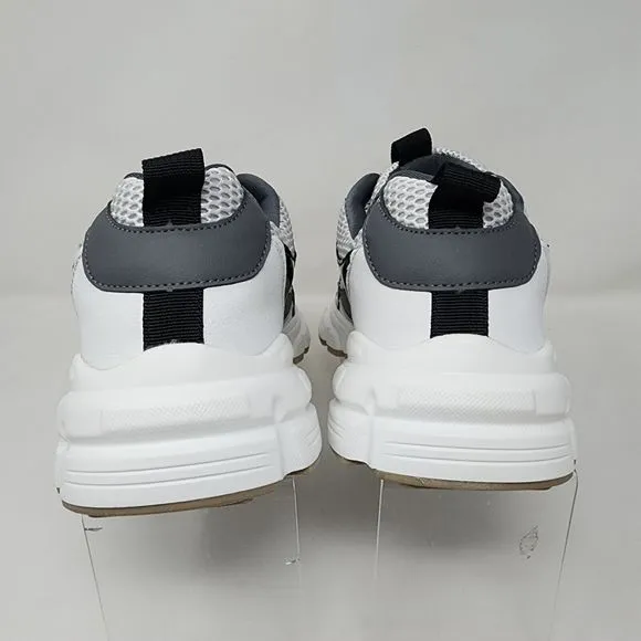 Steve Madden Running Shoes Mens 8 White Jason Logo Gym Active Sneakers