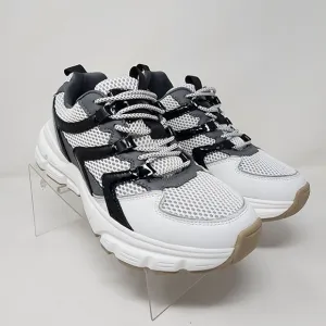 Steve Madden Running Shoes Mens 8 White Jason Logo Gym Active Sneakers