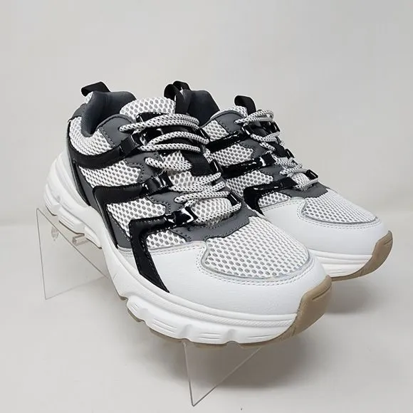 Steve Madden Running Shoes Mens 8 White Jason Logo Gym Active Sneakers
