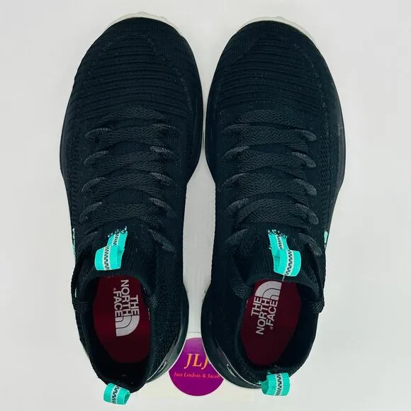 The North Face Women's Truxel Mid Athletic Shoes Black/Beach Glass Size 7