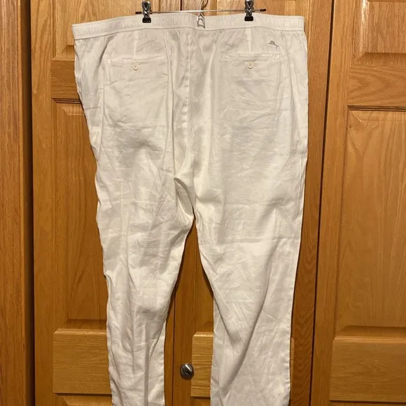 Tommy Bahama Beach Linen Coast Pull on pants white New men’s size 3 XLB