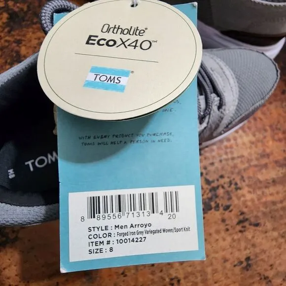 Toms Arroyo Mens Performance Lifestyle Athletic And Training Shoes