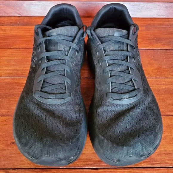 Topo Atmos Running Shoes Men Sz 11 Triple Black Athletic Sneakers Zipfoam