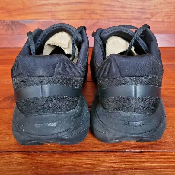 Topo Atmos Running Shoes Men Sz 11 Triple Black Athletic Sneakers Zipfoam