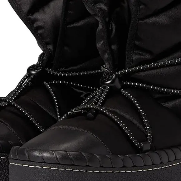 Tory Burch LEATHER TRIM SHEARLING LINING Sleeping Bag Boot BOOTIES 7 8 8.5 9.5