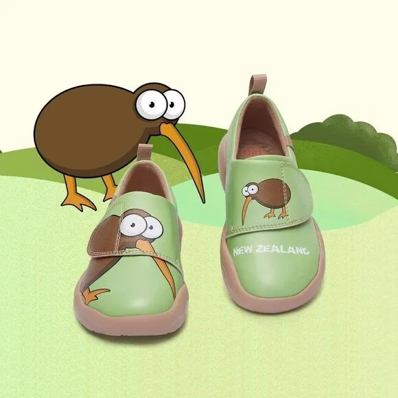 UIN Kid's Walking Shoes Casual Comfort Boy Girl (KIWI-APPLE GREEN TOLEDO II KID)