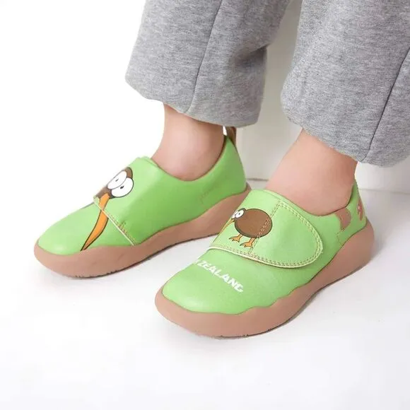 UIN Kid's Walking Shoes Casual Comfort Boy Girl (KIWI-APPLE GREEN TOLEDO II KID)
