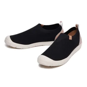 UIN Men's Sneakers Lightweight Walking Casual Shoes (Charcoal Black Cadiz II)