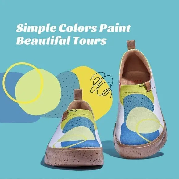 Uin Women's Travel Walking Shoes Casual Sneaker (Wetland Park Toledo IX)