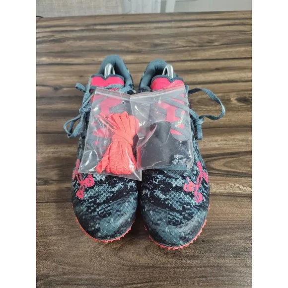 Under Armour Brigade XC Cross Country Spikes Unisex M 10.5 W 12 Gray Pink
