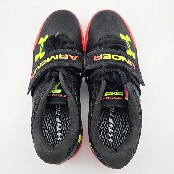 Under Armour Centric Grip 'Black Phoenix Fire' Track Shoes