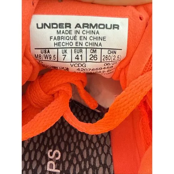 Under Armour Long Jump Shoes Men's Size 8 /W 9.5 Track Spikes HOVR Skyline