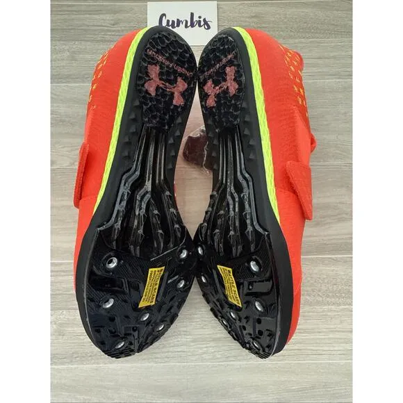 Under Armour Long Jump Shoes Men's Size 8 /W 9.5 Track Spikes HOVR Skyline