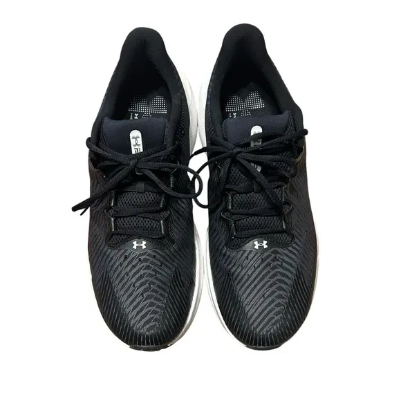 Under Armour Men’s Infinite Pro Running Shoes Black/Grey/White Used Size 12