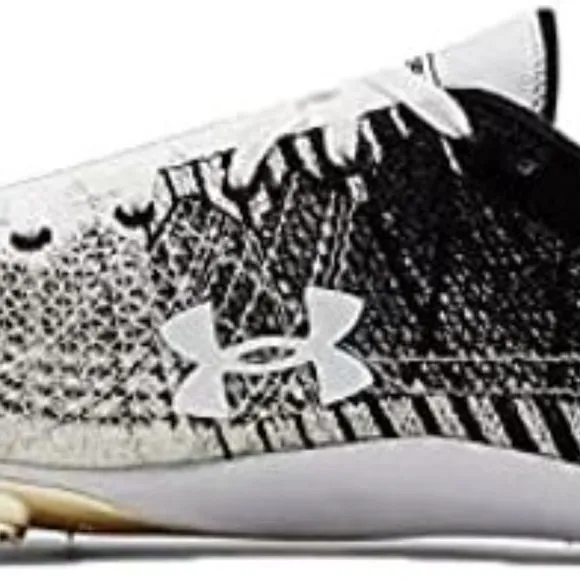 Under Armour Men's SpeedForm Miller 2 Track Shoes 3000020-101 Black White Size 1