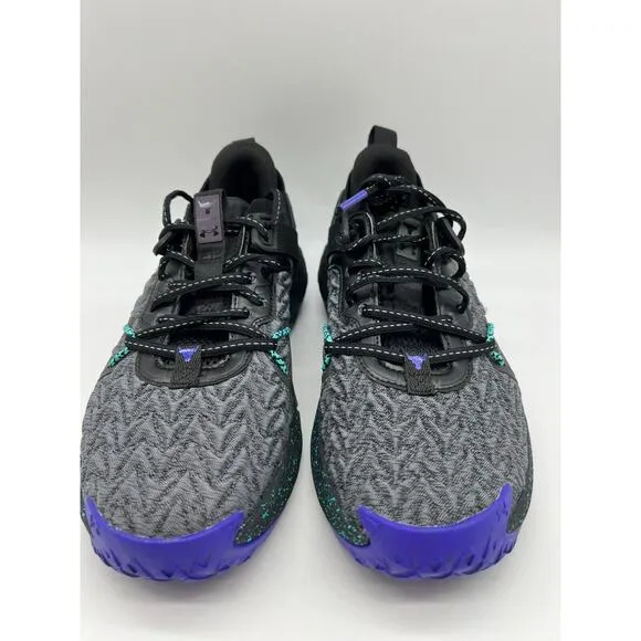 Under Armour Project Rock 6 Black Training Shoes 3026535-001 Women's Size 9