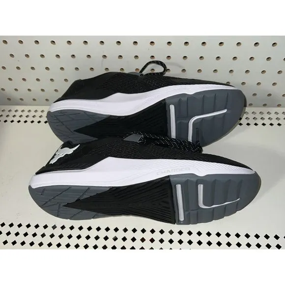 Under Armour Project Rock BSR 2 Mens Athletic Training Shoes Size 8 Black White