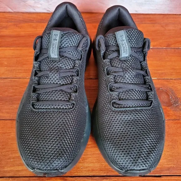 Under Armour Shoes Men 11 Charged Surge 4 Black Running Sneakers 3027007