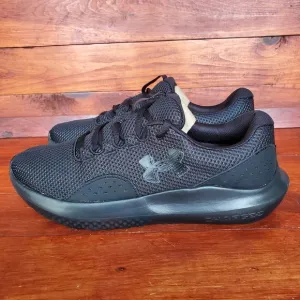 Under Armour Shoes Men 11 Charged Surge 4 Black Running Sneakers 3027007