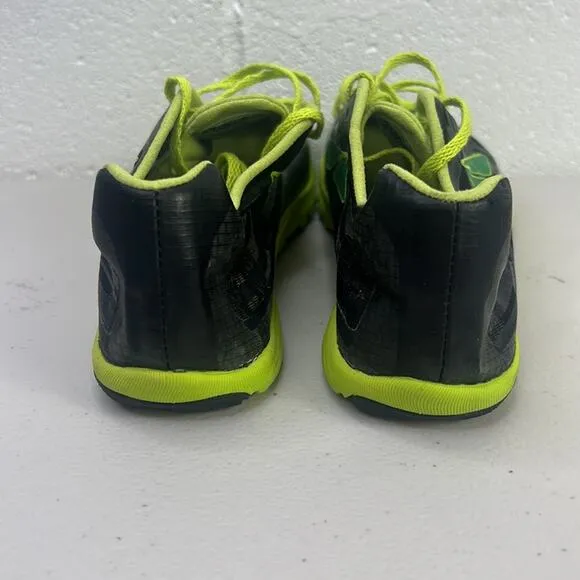 UNISEX ALTRA ZERODROP GOLDEN SPIKE TRACK SHOES W/7 M/5.5 BLACK/GREEN RUNNING