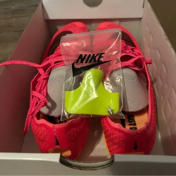 Unisex Nike Air Zoom victory Fly Pink and Orange Running Shoes