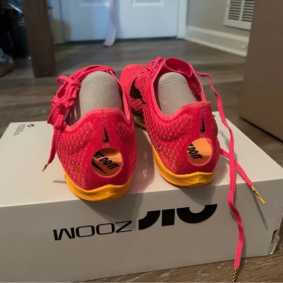 Unisex Nike Air Zoom victory Fly Pink and Orange Running Shoes