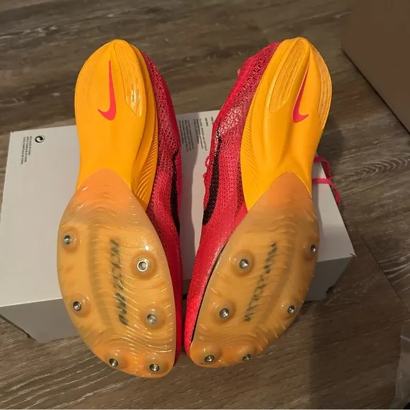 Unisex Nike Air Zoom victory Fly Pink and Orange Running Shoes