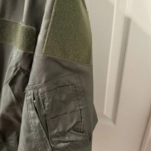 US Military Summer Flyer's Flight Sheen Jacket Sz‎ 42-44 Bomber Fire Resistant