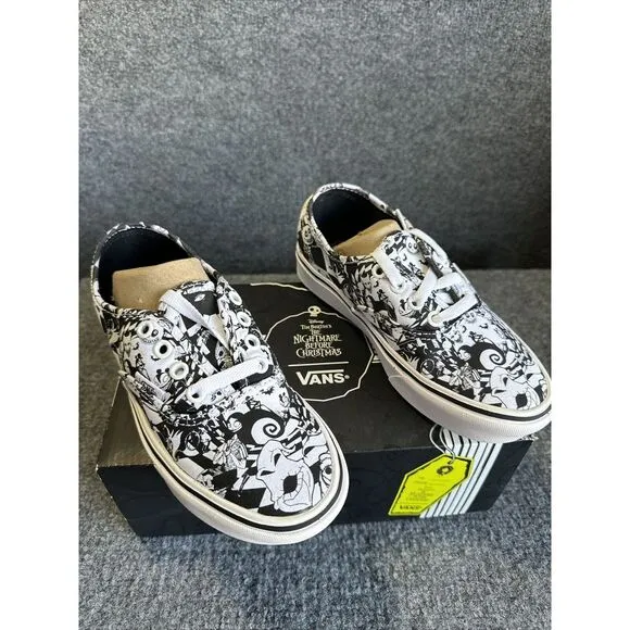 Vans Off The Wall Disney Nightmare Before Christmas Sneaker Lace-Up‎ Men 3.5 NEW