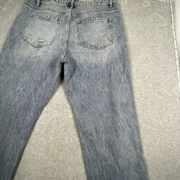 Vervet  Flying Monkey Kassie Criss Cross Boyfriend Jean V2481, sz 30, distressed