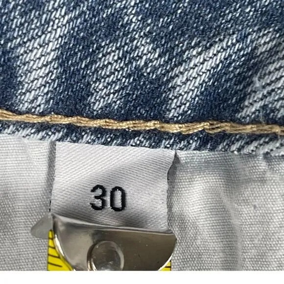 Vervet  Flying Monkey Kassie Criss Cross Boyfriend Jean V2481, sz 30, distressed
