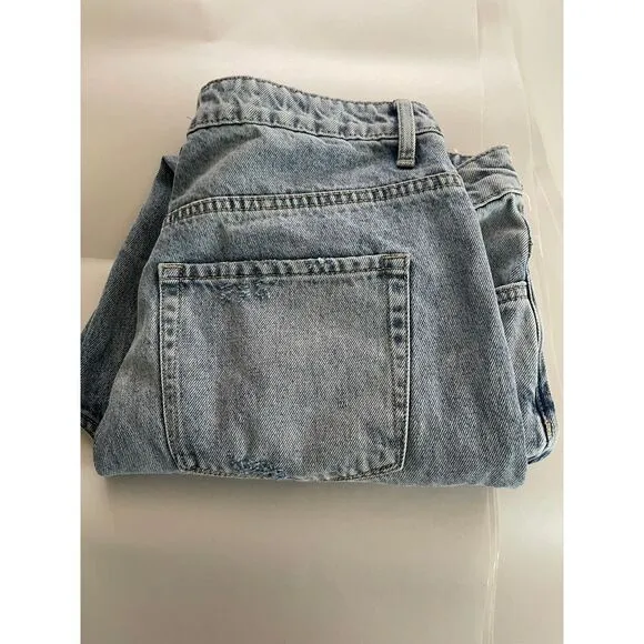 Vervet  Flying Monkey Kassie Criss Cross Boyfriend Jean V2481, sz 30, distressed