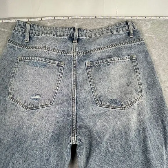 Vervet  Flying Monkey Kassie Criss Cross Boyfriend Jean V2481, sz 30, distressed