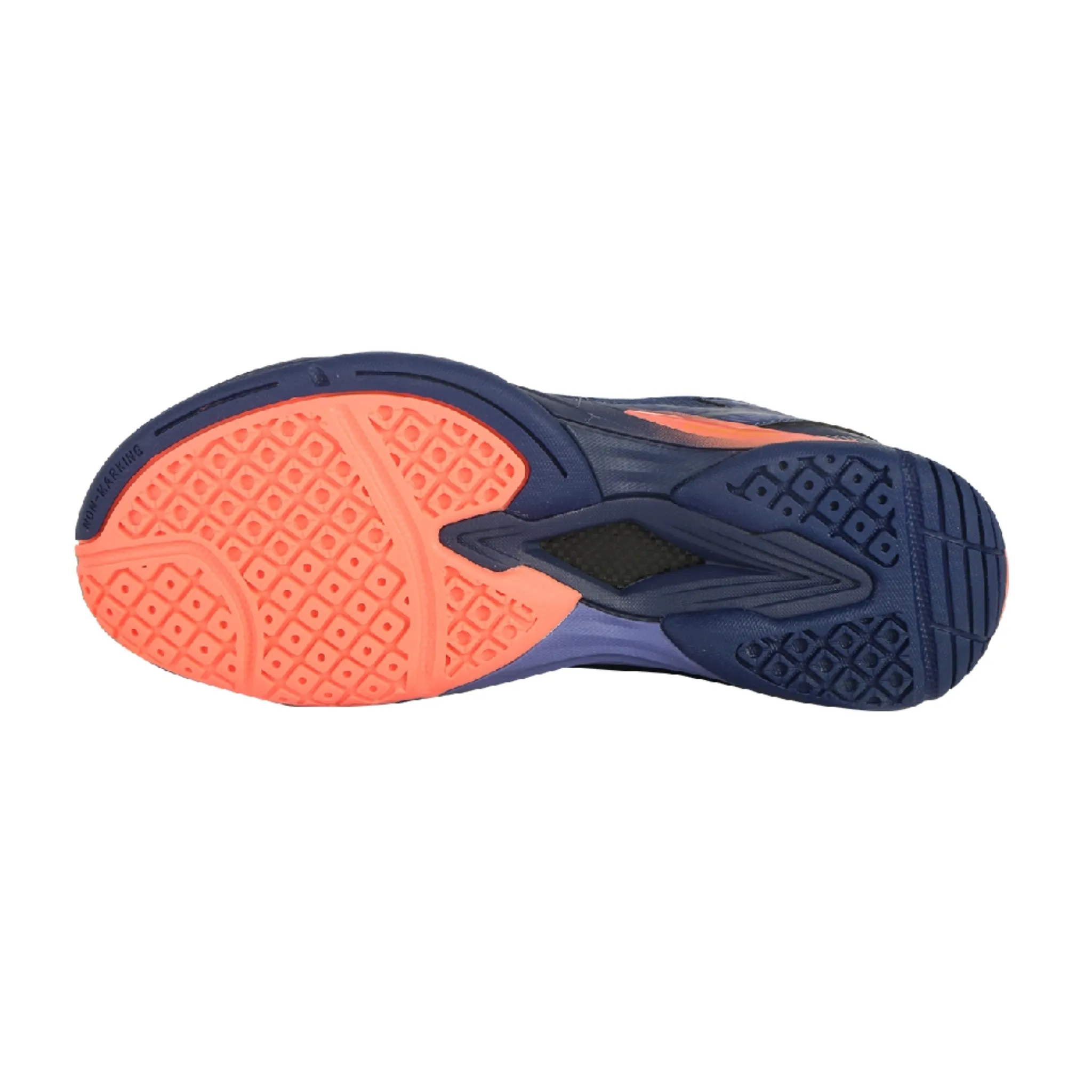 Victor S82TD Court Shoe [Medieval Blue/Neon Orange]